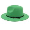 Amazon Simple Top Hat Suit British Jazz Hat Men'S And Women'S Felt Hat Foreign Gas Belt Buckle Tweed Hat Jackson