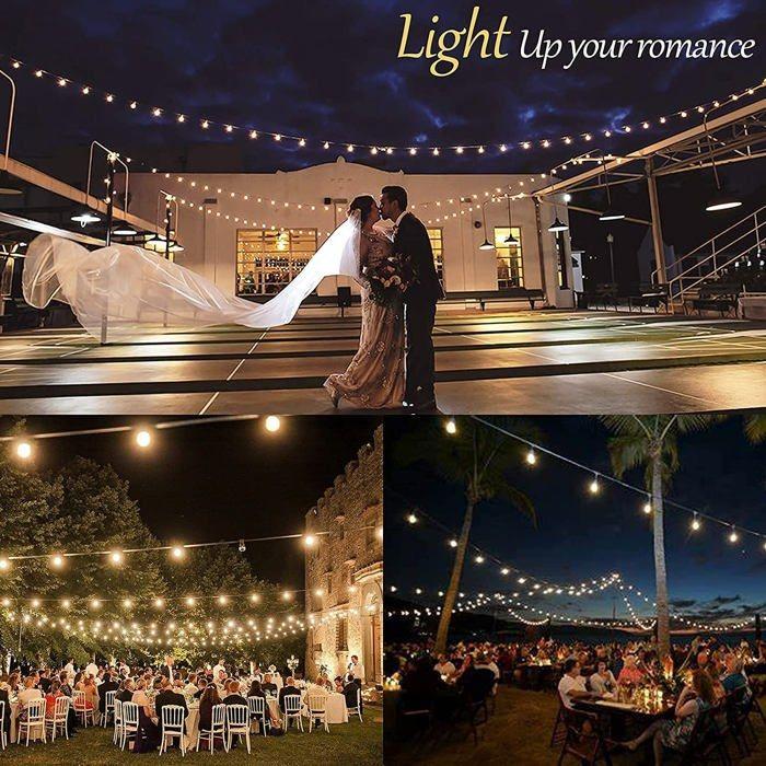 Guirlande Lumineuse - SON4SUN - HCP096 - 60 Ampoules LED - 30 M - IP44 Étanche