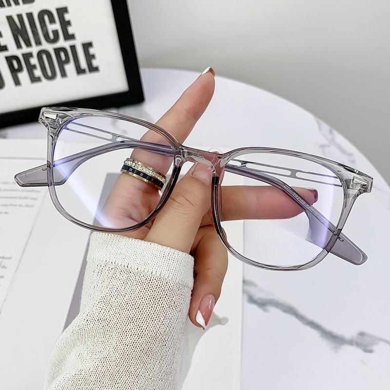 

Модные женские очки в художественной оправе с защитой от синего света, полые очки, модные мужские простые очки в большой оправе