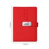 Confidential Notebook with Security Mechanism, Leather Journal Locked By Code