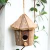 Hummingbird Cage House Outdoor Cage Nest Box Nest Cage Standing Hideouts Hummingbird Toy for Small Bird