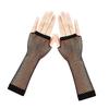 Abito da sera in rete da ragazza per cosplay della Famiglia Addams di Mercoledì con accessori (Taglia unica)