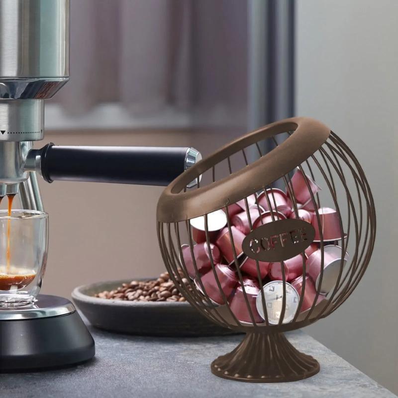 Kreativer Espresso-Kapselhalter Behälter Theken-Kaffeekapselhalter Snack-Frucht-Organizer Küchenzubehör Hausdekoration