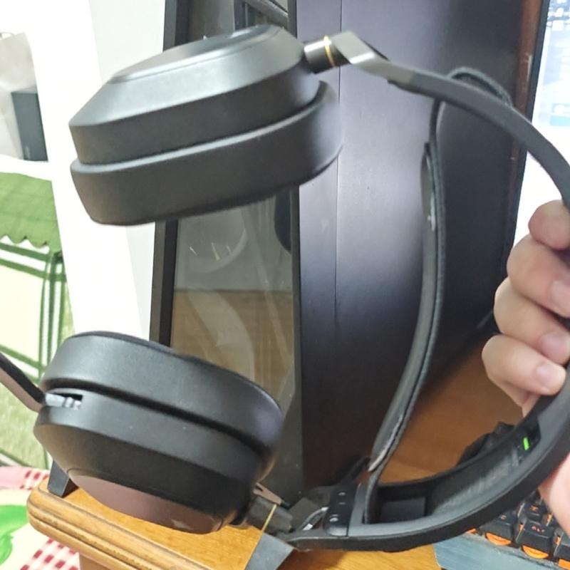 Replacement Protein Leather Earpads Ear Pad for HS80 Headphones Ear Cushions Earmuffs Ear Cover