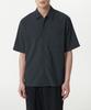 Musinsa Standard Crinkle Relaxed Short Sleeve Shirt [Iron Grey]