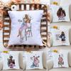 Federa per cuscino con stampa Super Mom Federa per mamma e bambino Cuscino per la vita della mamma Decorativo per la casa Divano Camera da letto Cuscino da tiro 45x45 cm