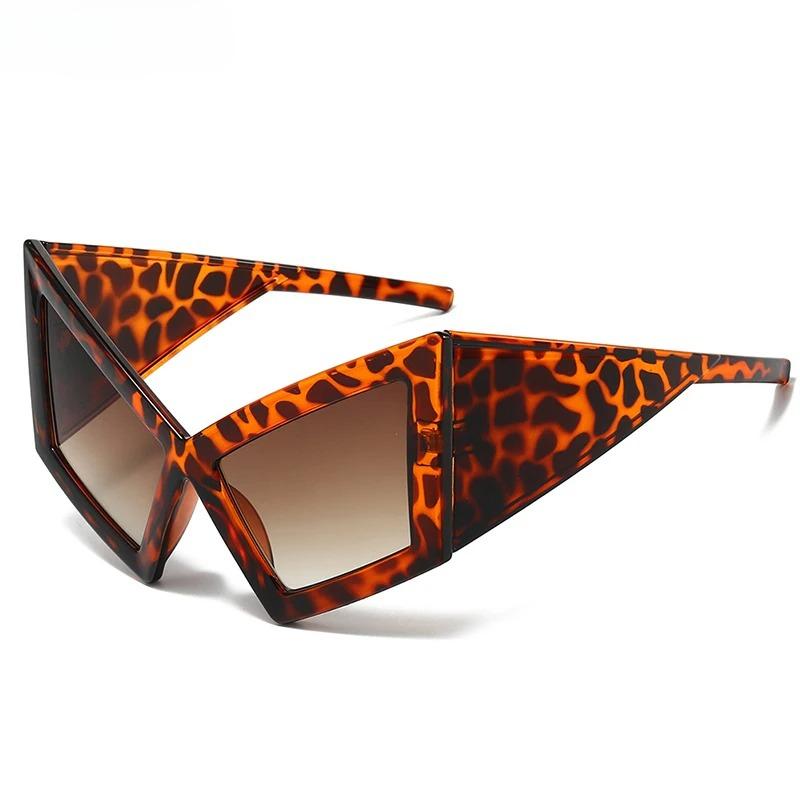 

Oversized Cat Eye Sunglasses Women Big Frame Luxury Brand Shield Punk Sun Glasses For Ladies Windproof Eyewear Shades Uv400