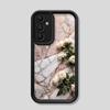 Phone Case for Samsung Galaxy A15 A25 A35 A55 A51 A71 A72 A73 A52 A52s A53 A54 5G Soft TPU Flower Marble Cover
