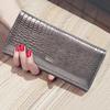 Alligator Pattern Women Genuine Leather Wallet Luxury Brand Cow Leather Female Purse Long Women's Leather Wallets