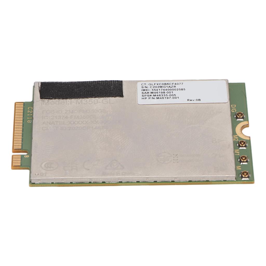5G LTE Network Card 4.67Gbps Downlink 1.25Gbps Uplink 4x4 MIMO GNSS FM350 GL Network Card for Laptop