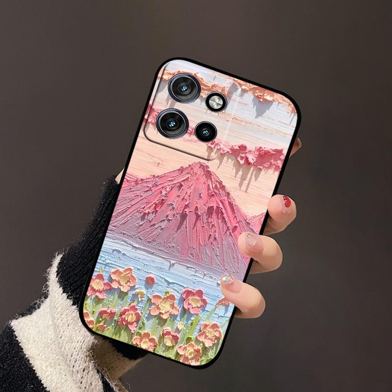 Para Capa Motorola Edge 50 Neo Edge50 Fusion 50S Pro Silicone TPU Macio Capa Traseira de Telefone Para Moto S50 X50 Ultra 5G Fundas de Luxo