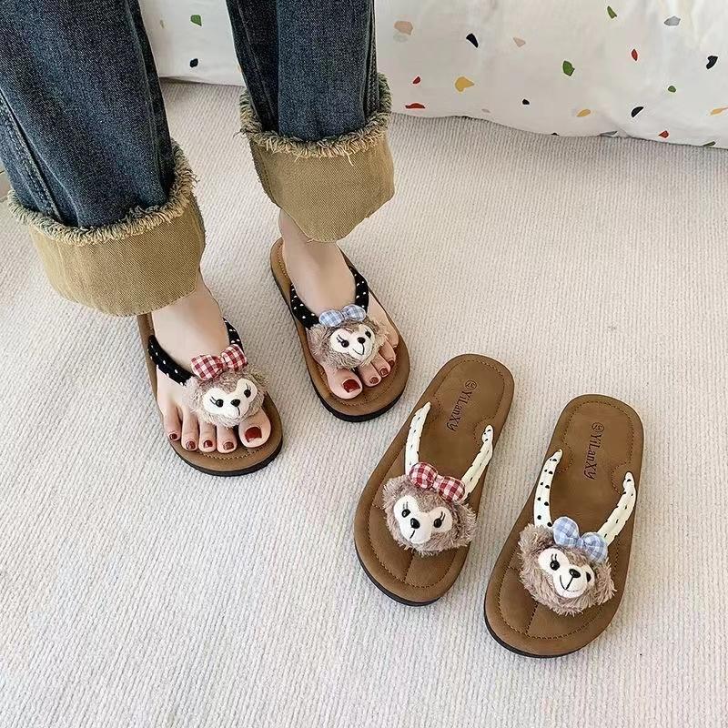 Flip Flops Women's Outdoor Wear 2025 Summer New Style Soft Bottom Fashionable Versatile Internet Famous Sandals Flat Bottom