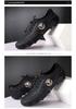 Herren Koreanischer Stil Niedrige Leder-Slip-On Freizeitschuhe zum Fahren - Leicht, Atmungsaktiv, Trendy