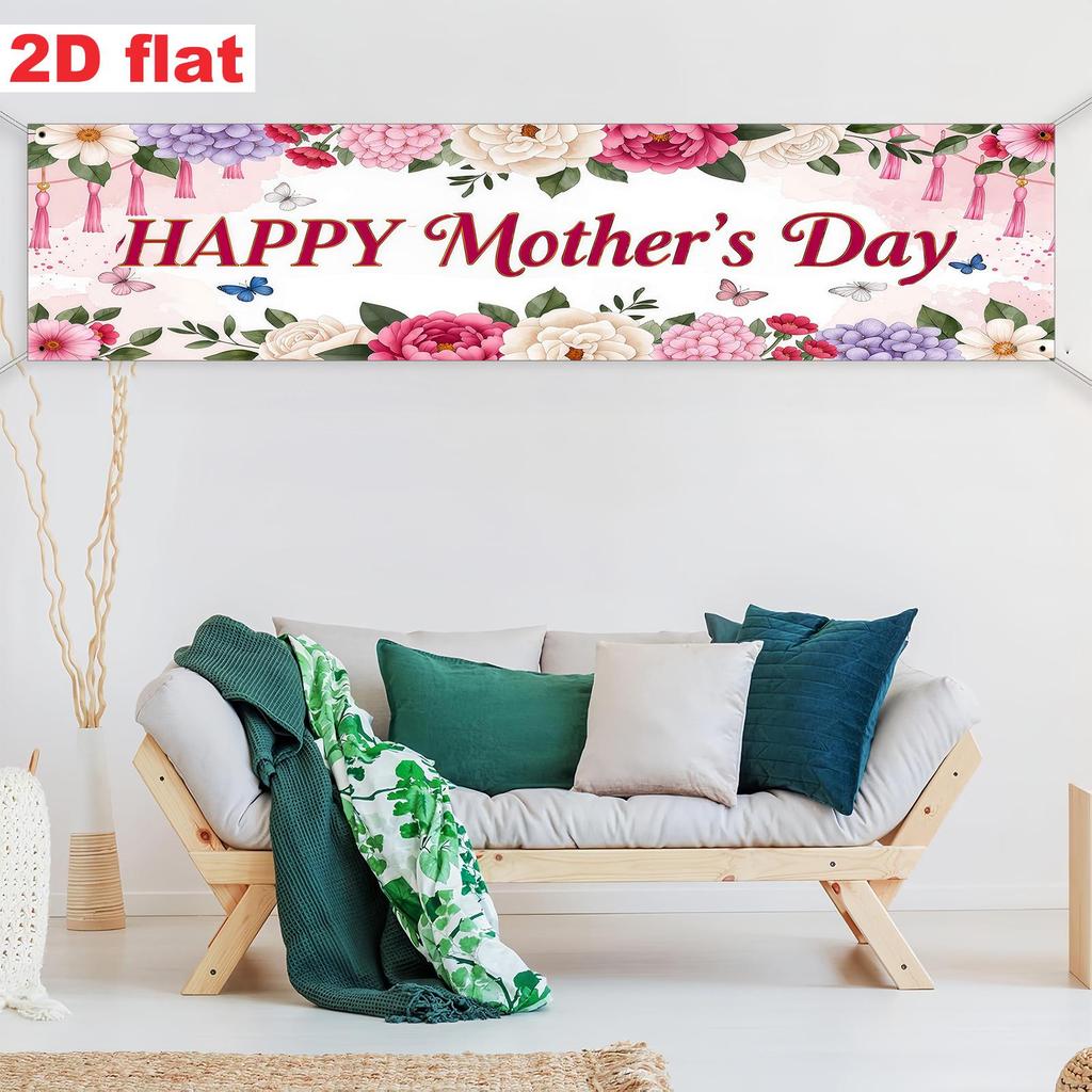 Mother's Day Celebration Outdoor Theme Banner & Party Decorations