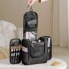 Large Capacity Double Opening Travel Toiletry Bag with Hook Waterproof Makeup Storage Bag Oxford Cloth Carry-On LIJIAO