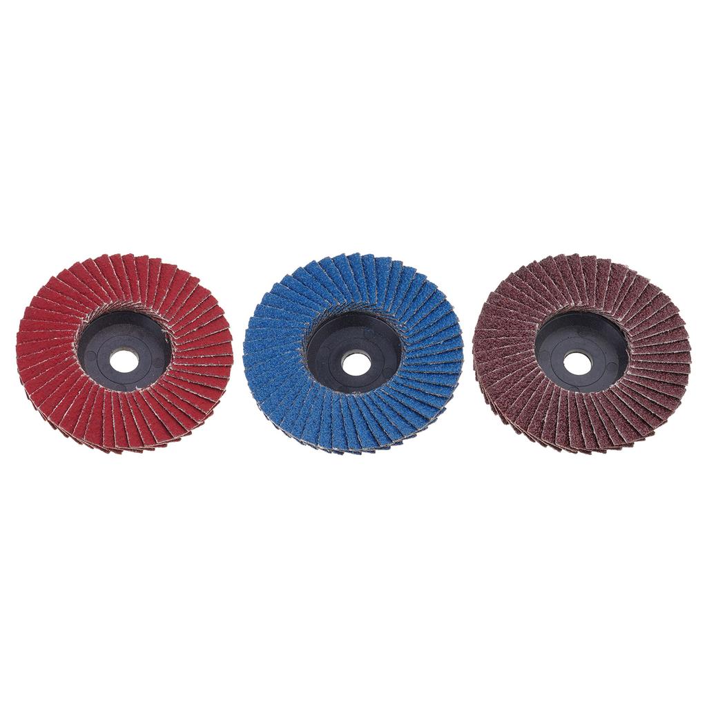 3/6 Pcs Flap Discs 80 Grits Sanding Disc 75mm Zirconium Corundum Polishing Wheel