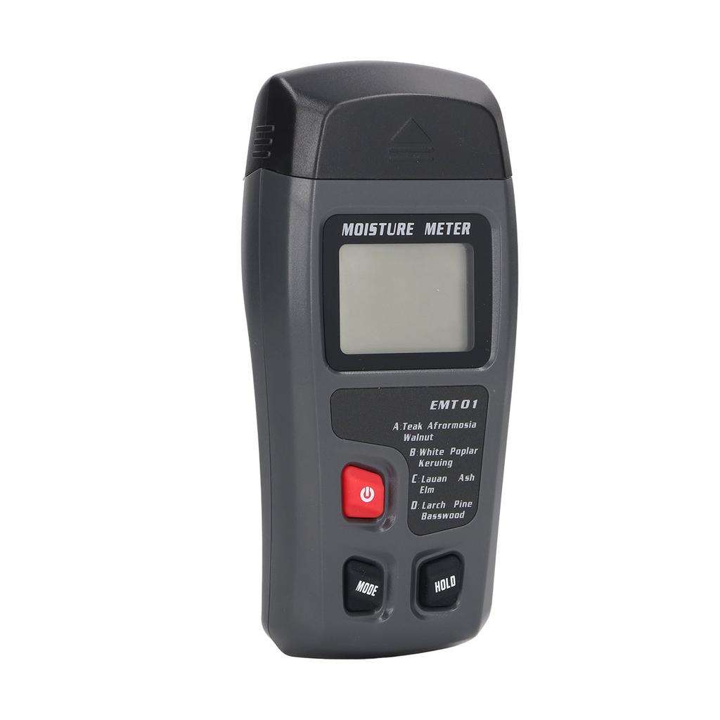 Digital Wood Moisture Tester Meter LCD Display Water Content Humidity Detector Needle Type