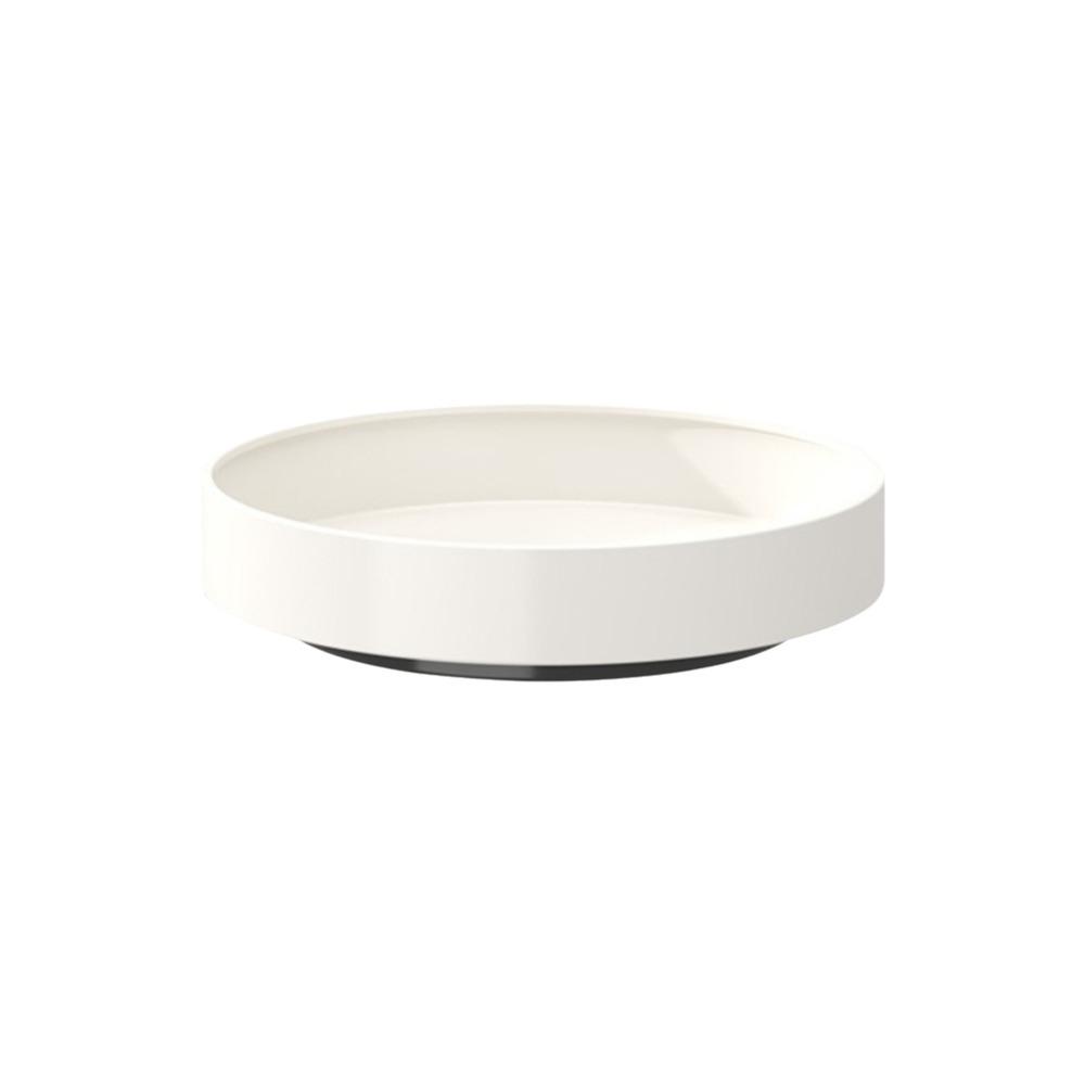 Large Capacity Condiment Storage Rack Round Seasoning Storage Holder  for Kitchen белый