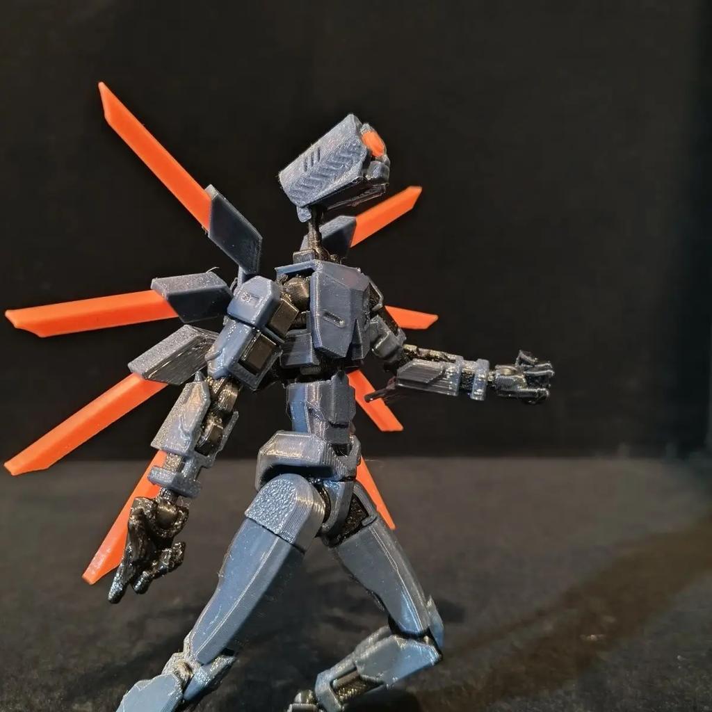 New 3D Printed Mannequin Dummy 13 Ultrakill V1 Series Toys Action Figures Multi-Jointed Movable Shapeshift Robot Children Gifts