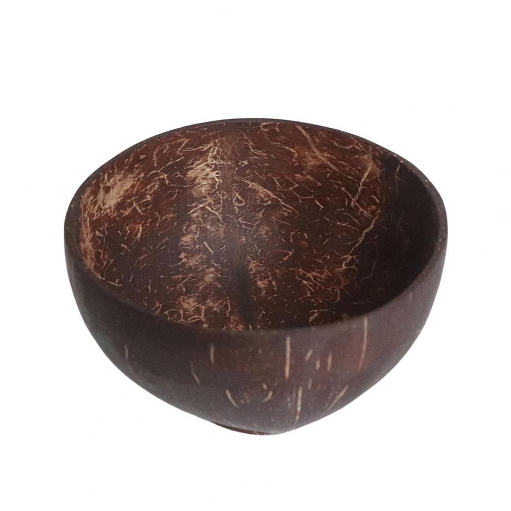 Coconut Wood Bowl Vegan Gift from Natural Coconut Shells Smoothie Acai Buddha Bowls Rustic Serving Bowls Easy to Clean Artisanal