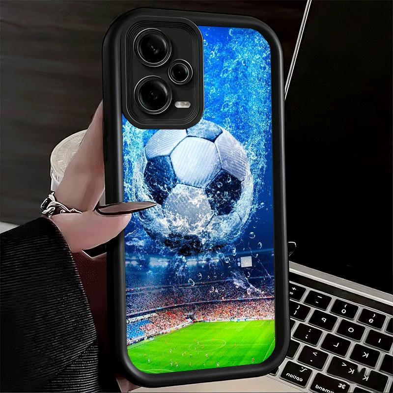 

Football Soccer Ball Design Soft Phone Case for Xiaomi Poco X7 X6 X5 Pro X4 Gt X3 F7 Ultra M8 M7 Redmi 15C 15 14C 13 13C 12 12C Xiaomi Redmi 10