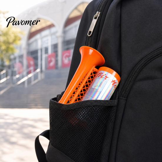 Long-lasting Sound Horn Hand Pump Air for Sports Games, Cheering Noise Maker Hard PP Material Stadium, Portable Push Speaker Soccer Fan Party Handheld