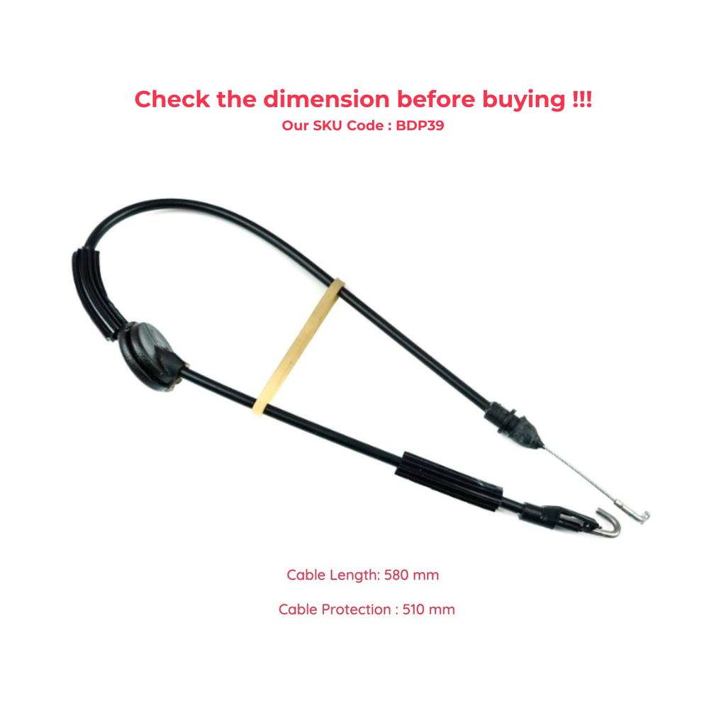 BDP39 Inner Door Lock Latch Bowden Cable Front Doors for VW Passat B5 B5.5 1996-2005 Skoda Superb B5 3U 2001-2008 3U0837085