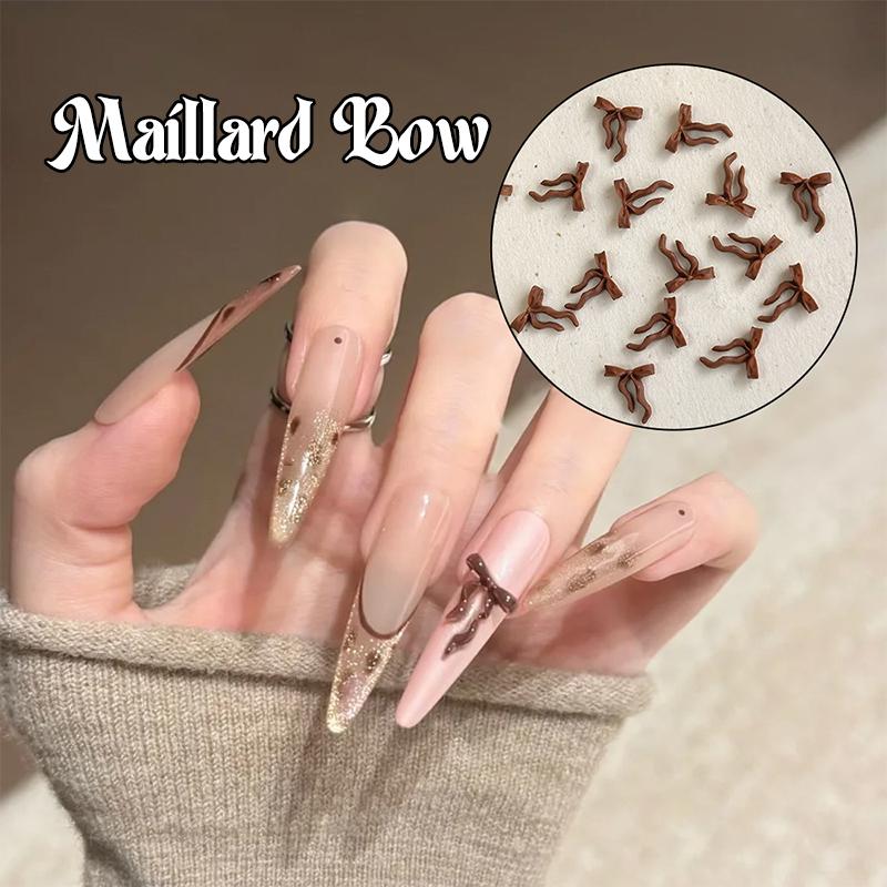 50 Pcs 3D Ribbon Bow Nail Charms 3D Resin Flatback Butterfly Bowknot Nail Art Flat-Back Ribbon Bowknot Nail Parts Nail Jewely