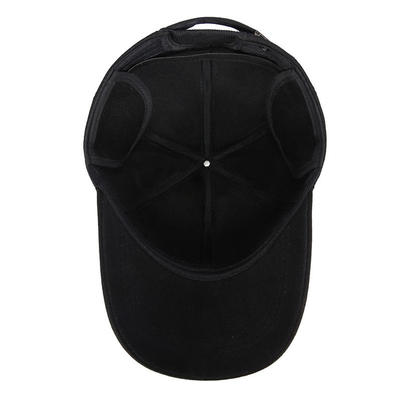 Baseball Cap Autumn Winter Men's Warm Caps Outdoor Cold-Proof Cotton Cap