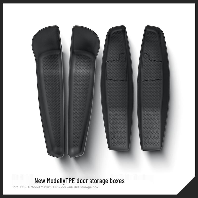 Tesla Model Y3 Door Storage with Velvet Lining - Maodouya Accessories