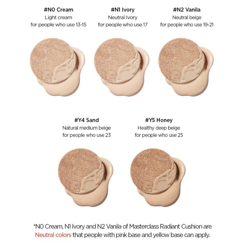 JUNGSAEMMOOL Masterclass Radiant Cushion(refill Included) SET 15gx2 SPF50+PA+++