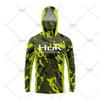 Costum de pescuit cu mânecă lungă din mătase de gheață UPF50 hanorac cu prosop pentru față uscare rapidă respirabil protecție solară tricou subțire LOGO personalizat