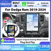 For Dodge Ram 1500 2019-2024 Car Radio Upgrade Touch Screen Android14 Android Auto Carplay GPS Stereo Navigation Player