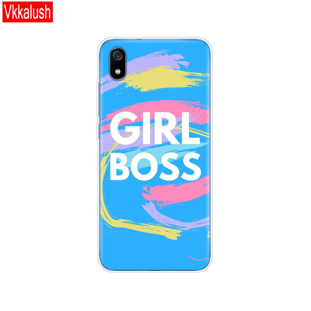 Silicon Case For Xiaomi Redmi 7a Cases Full Protection Soft Tpu Back Cover For Redmi 7 A Bumper Phone Shell Bag Coque