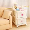 Transparent Drawer Storage Rack Trolley Style Household Storage Cabinet Trolley Storage Shelf  Home