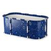 Baignoire Pliante 47", Baignoire Pliante Portable pour Adultes, Baignoire à Trempage pour Bain Chaud et Bain Glacé, Enveloppe Autoportante Pliante