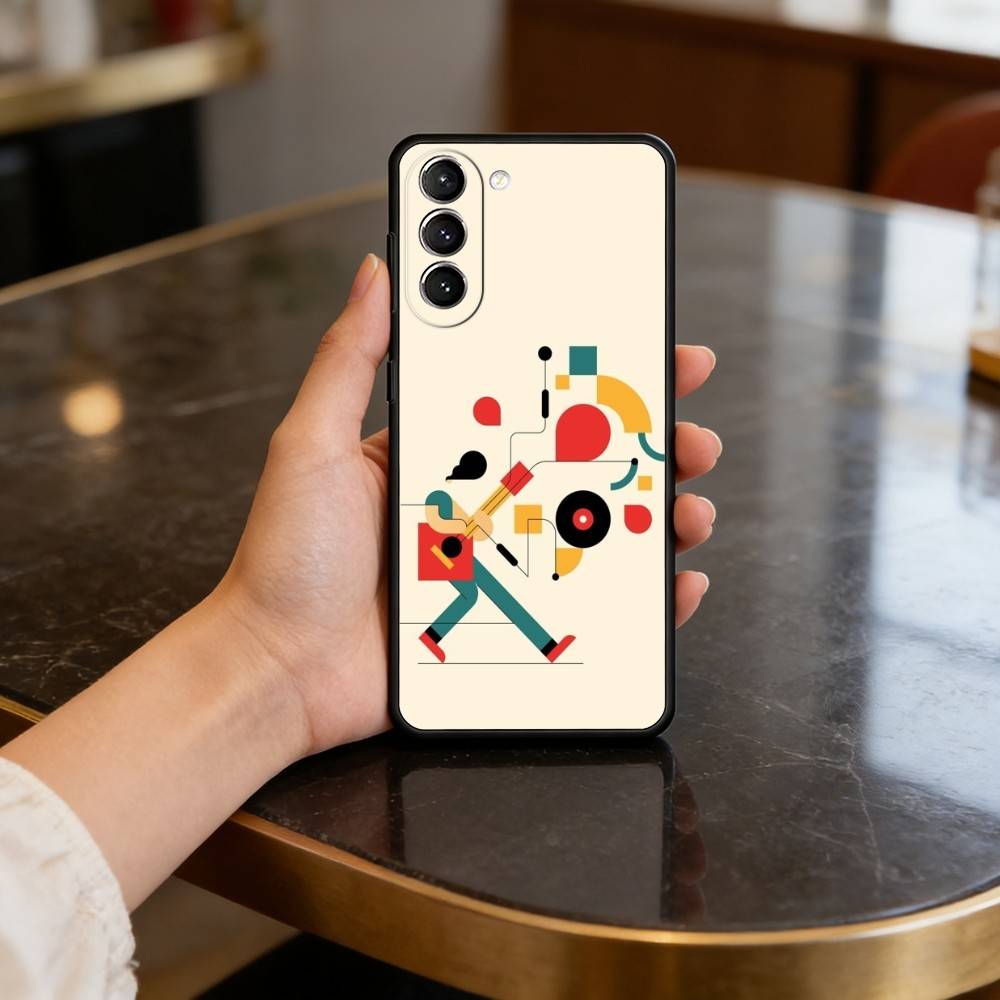 G-Geometric B-Bauhaus art Case for Samsung Galaxy S21 S25 FE S24 S23 Ultra S20 S9 S22 Plus S10 TPU Cover