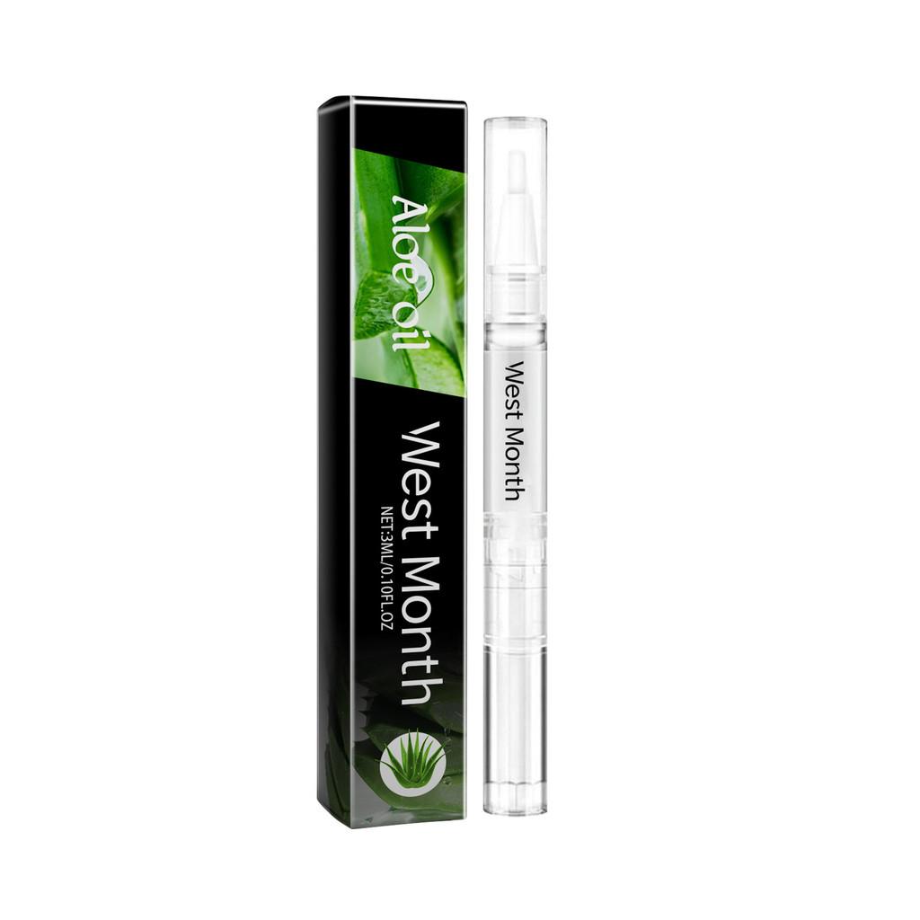 West Month Aloe Vera Nail Care Oil Nourishing Hydrating Gentle Formula For Strong Healthy Nails