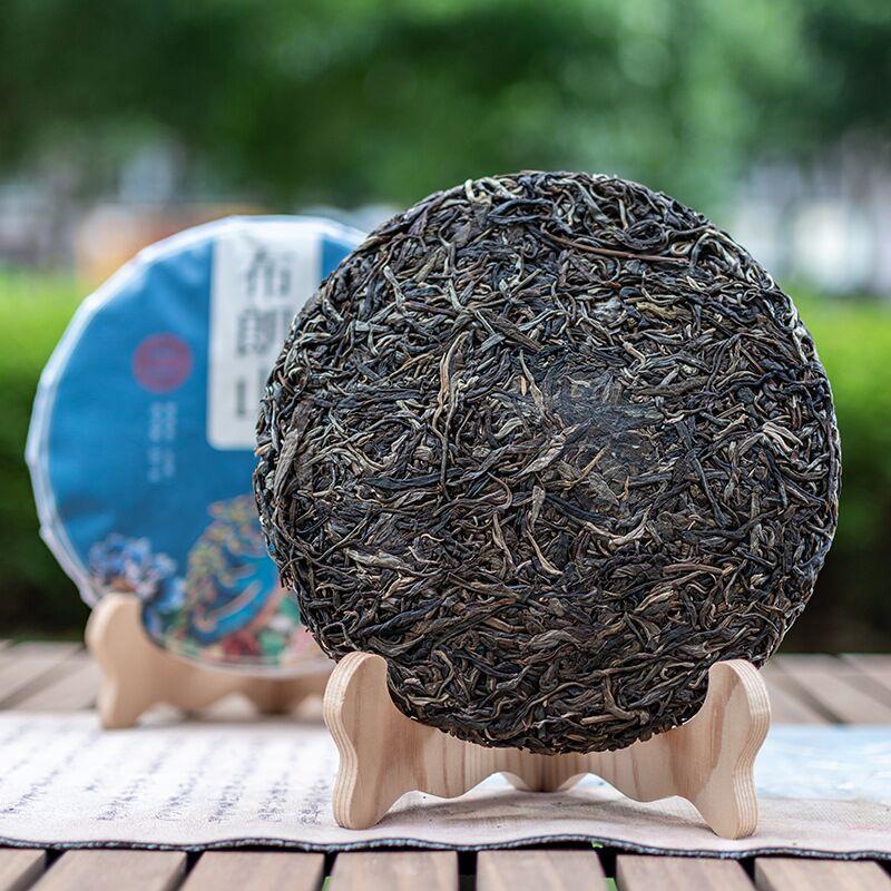 357g Brown Mountain Ancient Tree Seven Seed Yunnan Raw Pu er Tea Cake 357g