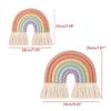 Weaving Ornaments Nordic Kid Rooms Wall Hanging Rainbow Shaped 2 Sizes To Choose