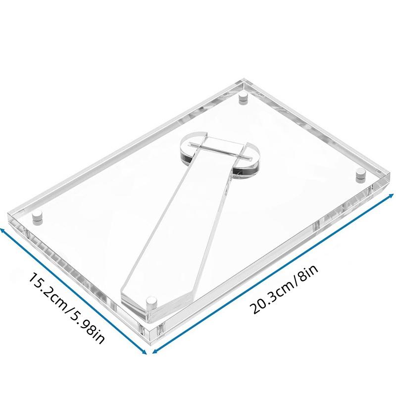 Photo Frame Transparent Acrylic Photo Frame Magnetic Poster Display Stand Home Decoration Photo Holder Rack Show Stander