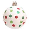 Plastic Christmas Baubles 6cm Christmas Tree Hanging Baubles  Holiday Home Decor