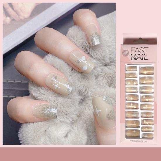 

Отличные искусственные ногти, удобный в носке, нежный яркий цвет