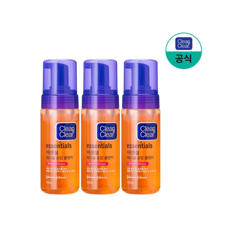 Essential Facial Foaming Cleanser 150ml X3