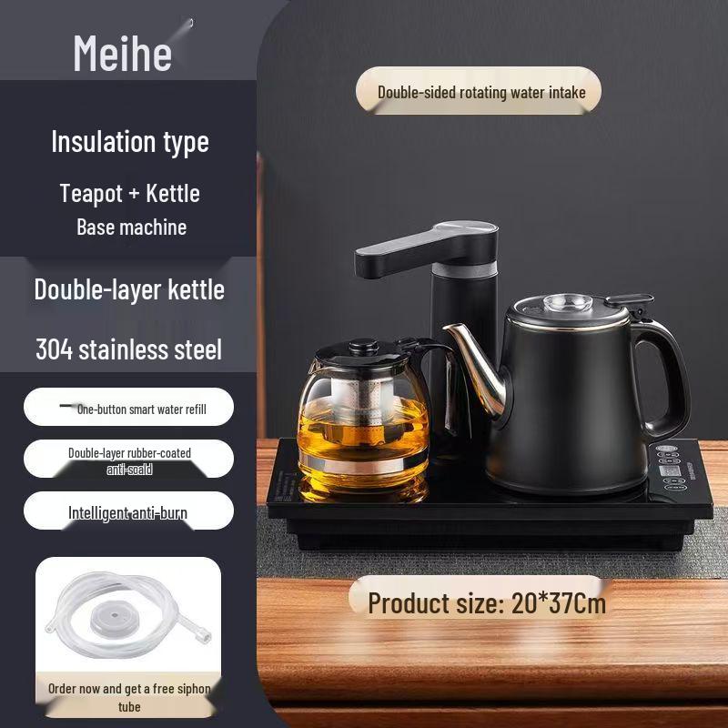 Smart Dual Inlet Electric Kettle with Built-in Teapot