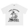 I Will Succeed Because I Am Insane Frog Crocodile Funny Meme T Shirt Men Women Hip-hop T Shirts Casual Cotton Summer T Shirts