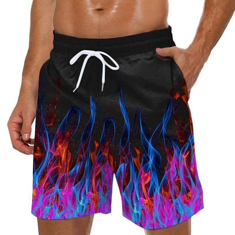 Men Summer Board Shorts 3D Printed Beach Shorts Pants Swimsuit Woman 2024 New Swim Trunks Beach Volleyball Sport Gym Short Pants