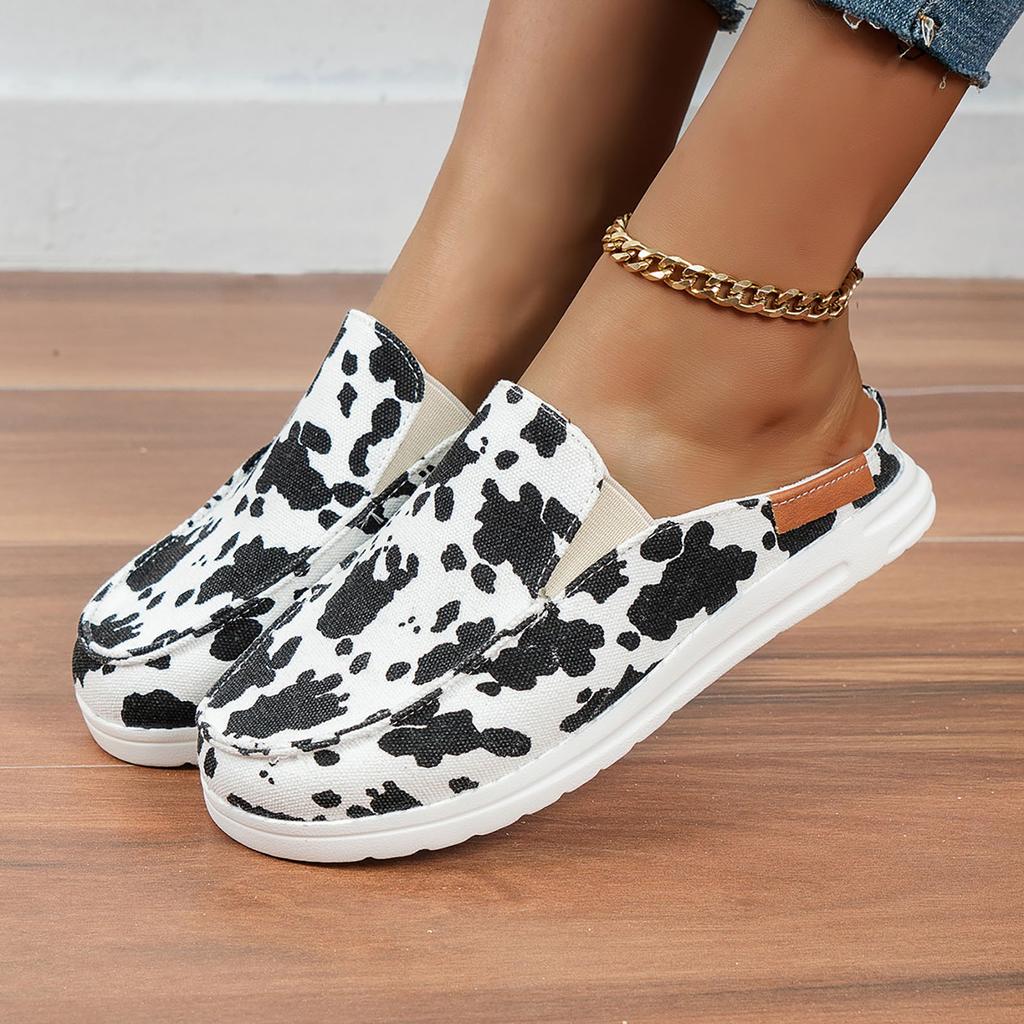 Dámské sandály Dámské boty Kožené mokasíny Slip On Mules Antil Slip Beach Sandály
