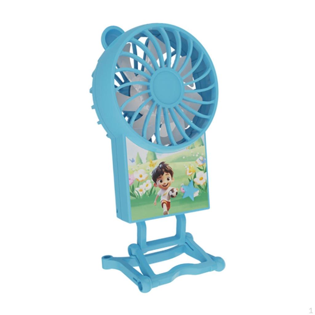 Hand Held Fan Desk Small Personal Mini for Indoor Office Home Bedroom Outdoor