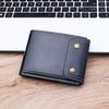 Men Wallets Waxed Leather Short Wallet, Card Holder, Coin Purse, Business Style